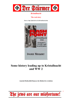 Kristallnacht-The real story