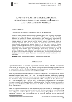 Analysis of kinetics of multicomponent, heterogeneous granular