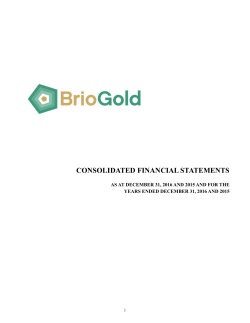 consolidated financial statements