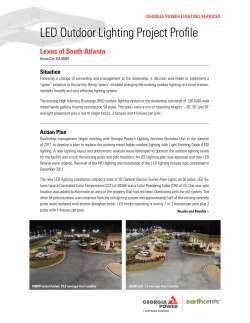 LED Outdoor Lighting Project Profile