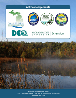 Acknowledgements - Gravel Lake Association