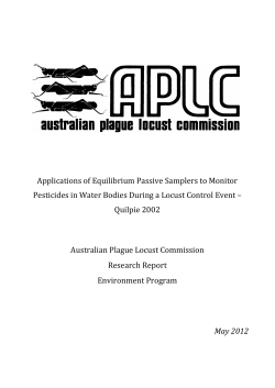 APLC Research Report. Environment Program
