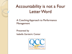 Accountability is not a Four