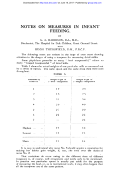 notes on measures in infant - Archives of Disease in Childhood