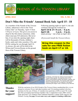 Apr - Baltimore County Public Library