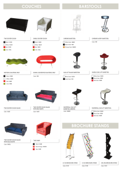 COUCHES BARSTOOLS