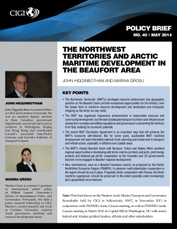 the northwest territories and arctic maritime development in the