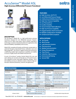 AccuSense&trade; Model ASL