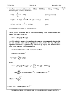 + CHCl3(g)