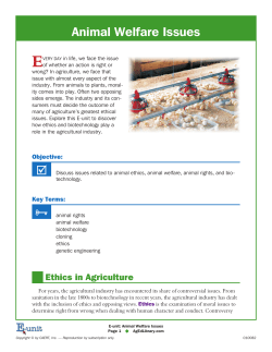Animal Welfare Issues