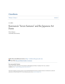Kurosawa`s "Seven Samurai" and the Japanese Art Form
