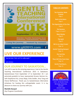 Gentle Teaching International Newsletter 2013