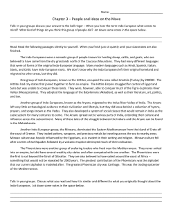 Chapter 3 &ndash; People and Ideas on the Move