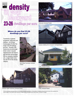 23-26 dwelling units per acre