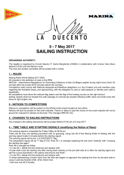 sailing instruction - Circolo Nautico Porto Santa Margherita asd