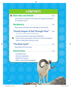 Main Idea and Details