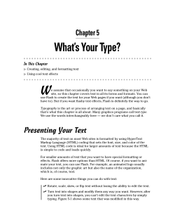 Chapter 5 What`s Your Type?