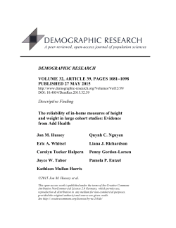 Full Text  - Demographic Research
