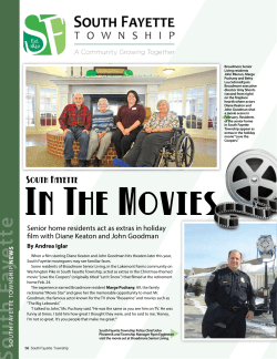 In The Movies - South Fayette Township