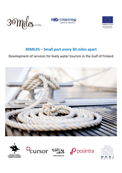 30MILES-Small port every 30 miles apart