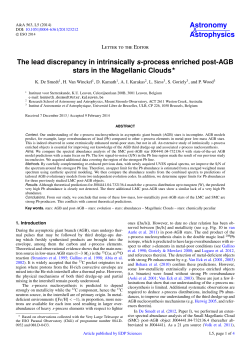 The lead discrepancy in intrinsically s-process enriched post