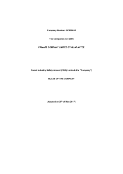 Rules with AEB comments 6.3.17 - The Forest Industry Safety Accord