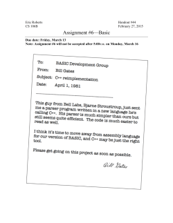 Assignment #6—Basic - Stanford Computer Science