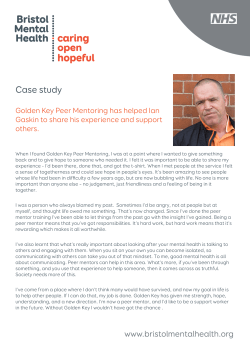 Ian Gaskin - Bristol Mental Health