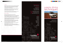 Four Wheel Drives - Department of Finance