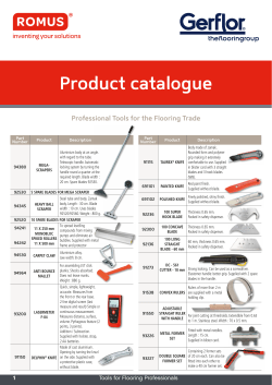 Product catalogue