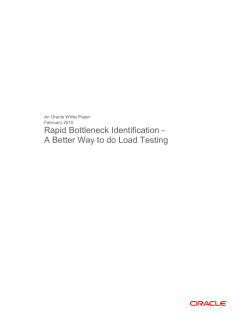 Rapid Bottleneck Identification - A Better Way to do Load