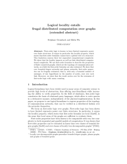 Logical locality entails frugal distributed computation over graphs