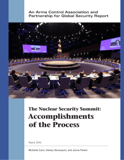 Accomplishments of the Process