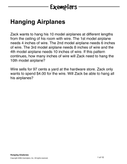 Hanging Airplanes