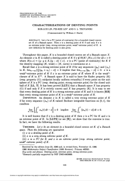 characterizations of denting points