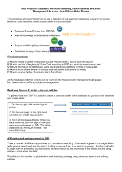 Business Source Premier - Journal articles