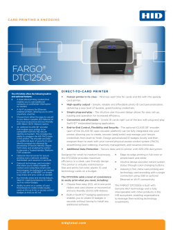 FARGO&reg; DTC1250e