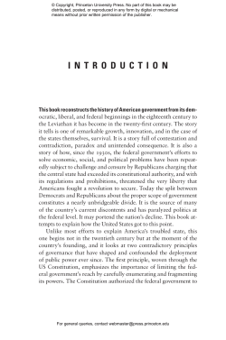 Liberty and Coercion: The Paradox of American Government from