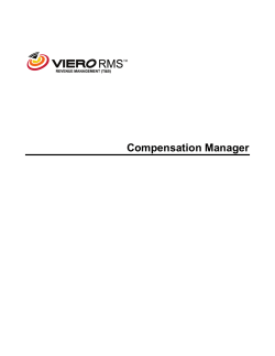 Compensation Manager