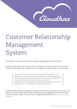 Cloudhaz CRM.cdr
