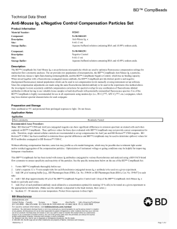 BD&trade; CompBeads Anti-Mouse Ig, &kappa;/Negative Control Compensation