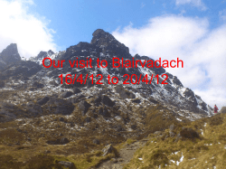 Our visit to Blairvadach 16/4/12 to 20/4/12