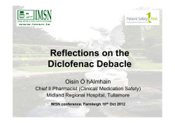 Oisín hAlmhain - Reflections on the diclofenac debacle