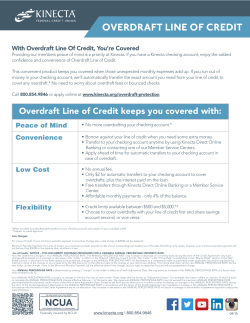 overdraft line of credit