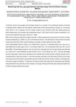 Monitoring CO2 flux, gas geochemistry and heat output from El