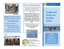 Traditional Foods are Healthy Foods