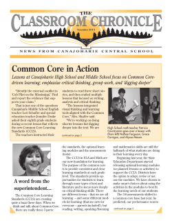 November 2013 - Canajoharie school