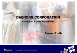 PT. Daenong Global, Indonesia