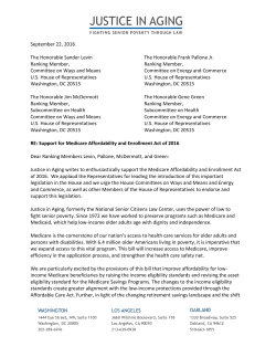 Support for Medicare Affordability and Enrollment Act of 2016