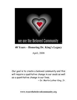 40 Years &ndash; Honoring Dr. King`s Legacy